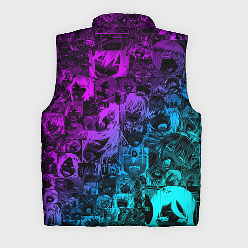 Мужской жилет AHEGAO NEON GIRL НЕОНОВЫЙ АХЕГАО / 3D-Красный – фото 2