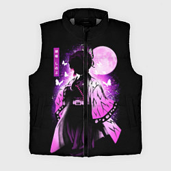 Мужской жилет Шинобу Кочо силуэт Клинок рассекающего демона, цвет: 3D-светло-серый