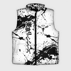 Мужской жилет Токийские мстители Tokyo Revengers logo краска, цвет: 3D-светло-серый