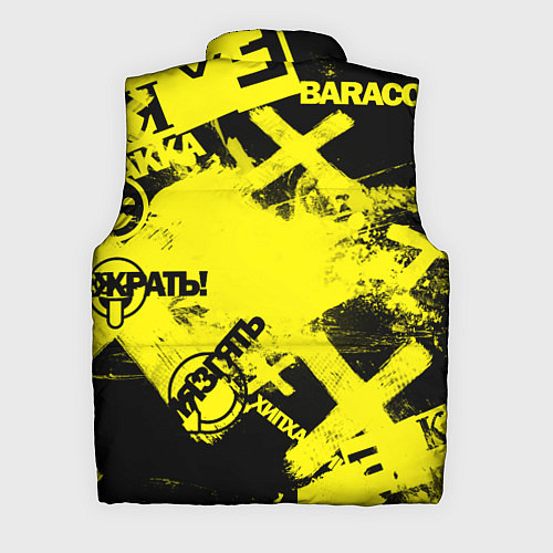 Мужской жилет Черно-желтый беспредел / 3D-Черный – фото 2