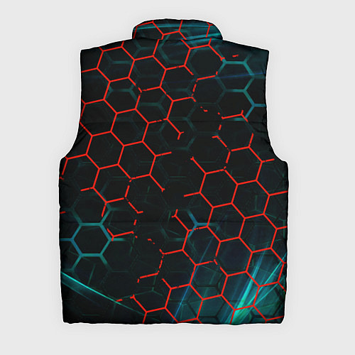 Мужской жилет Toyota соты / 3D-Светло-серый – фото 2