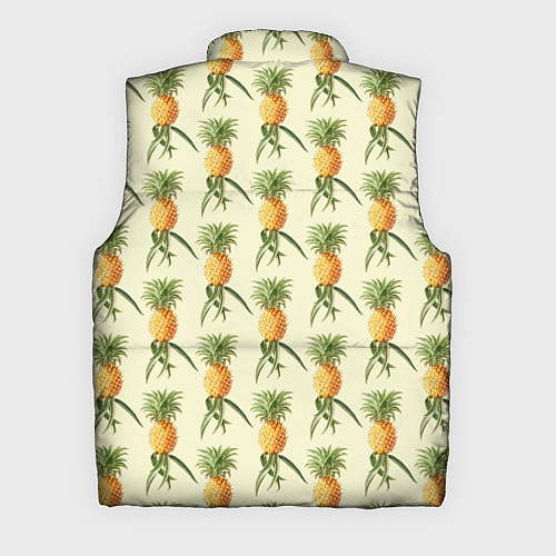 Мужской жилет Побеги ананасов / 3D-Красный – фото 2
