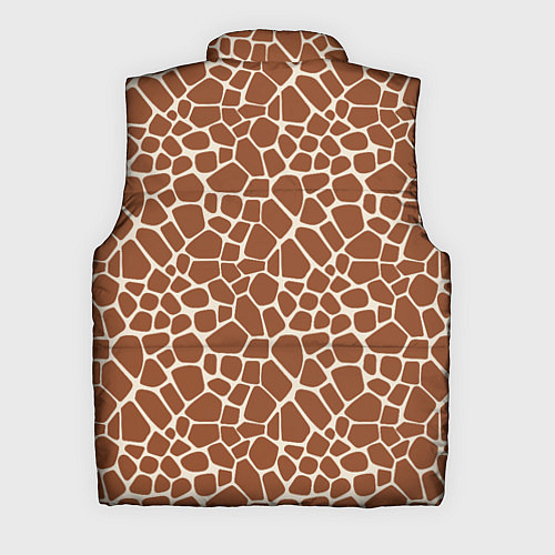 Мужской жилет Шкура Жирафа - Giraffe / 3D-Светло-серый – фото 2