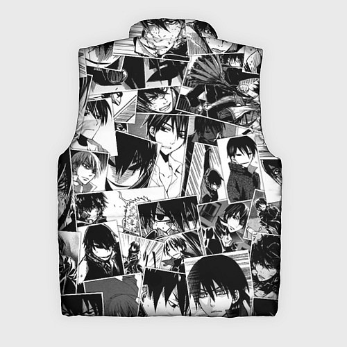 Мужской жилет Темнее чёрного паттерн / 3D-Красный – фото 2