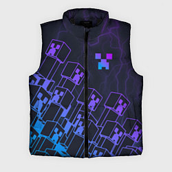 Мужской жилет Minecraft CREEPER NEON, цвет: 3D-черный