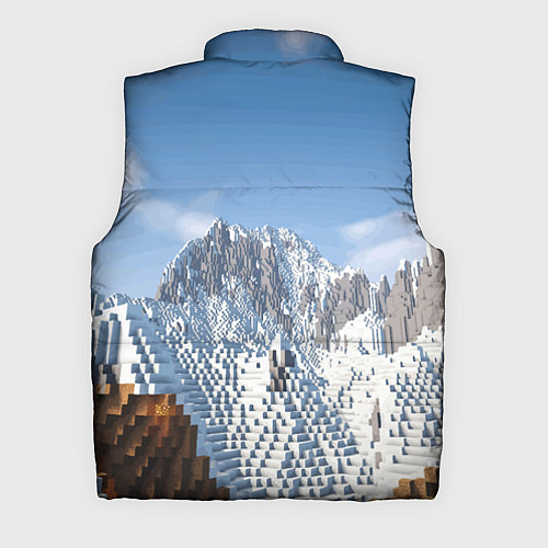 Мужской жилет Minecraft Mountains Video game / 3D-Красный – фото 2