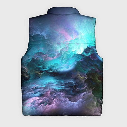 Мужской жилет Разноцветные тучи / 3D-Черный – фото 2