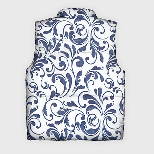 Мужской жилет Гжелевый рисунок / 3D-Красный – фото 2