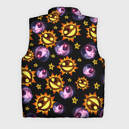 Мужской жилет Five Nights at Freddys: Security Breach Луна и Сол / 3D-Красный – фото 2