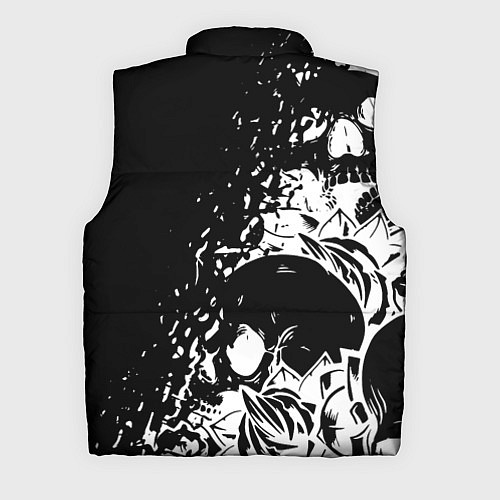 Мужской жилет Sabaton - сабатон черепа / 3D-Черный – фото 2