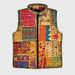 Мужской жилет Пэчворк Лоскутное одеяло Patchwork Quilt