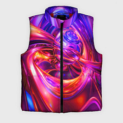 Мужской жилет Abstract color neon composition Абстрактная неонов