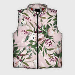 Мужской жилет Цветы Букет Из Протей, цвет: 3D-красный