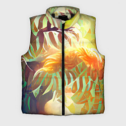 Мужской жилет Fern leaves, цвет: 3D-черный