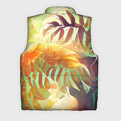 Мужской жилет Fern leaves / 3D-Черный – фото 2