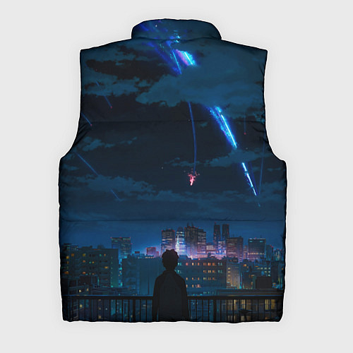 Мужской жилет Мальчик смотрит в небо / 3D-Черный – фото 2