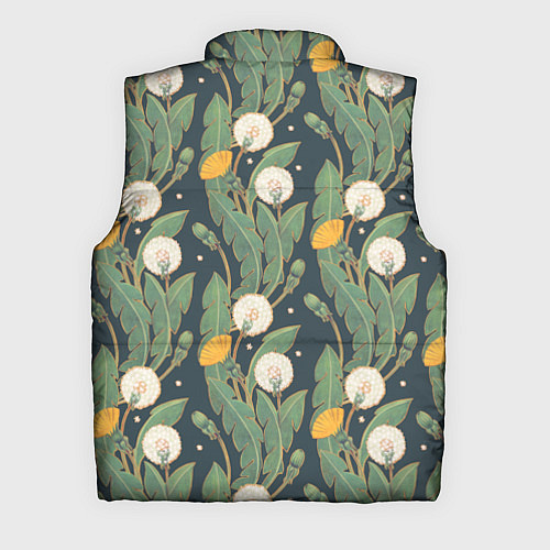 Мужской жилет Цветение одуванчиков / 3D-Черный – фото 2