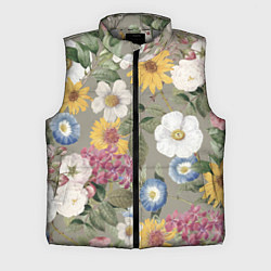 Мужской жилет Цветы Красочный Вечерний Узор