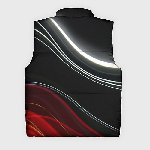 Мужской жилет Спорт - линии / 3D-Красный – фото 2