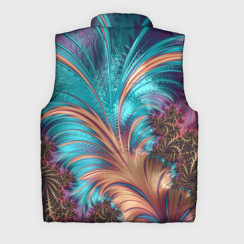 Мужской жилет Floral composition Цветочная композиция / 3D-Красный – фото 2