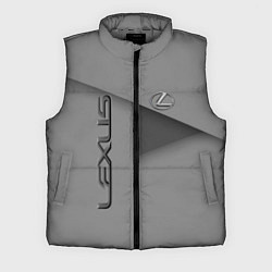 Мужской жилет Lexus - серая абстракция, цвет: 3D-светло-серый