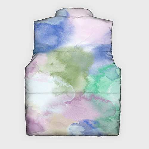 Мужской жилет Акварельная текстура / 3D-Светло-серый – фото 2
