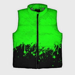 Мужской жилет САЛАТОВЫЕ НЕОНОВЫЕ БРЫЗГИ КРАСКИ