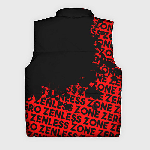 Мужской жилет Zenless Zone Zero капля арт / 3D-Черный – фото 2