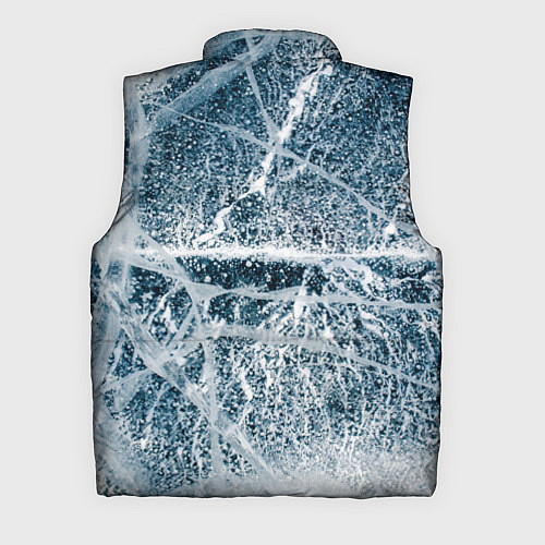 Мужской жилет Потрескавшийся лед / 3D-Светло-серый – фото 2