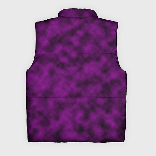 Мужской жилет Черно-пурпурная облачность / 3D-Черный – фото 2