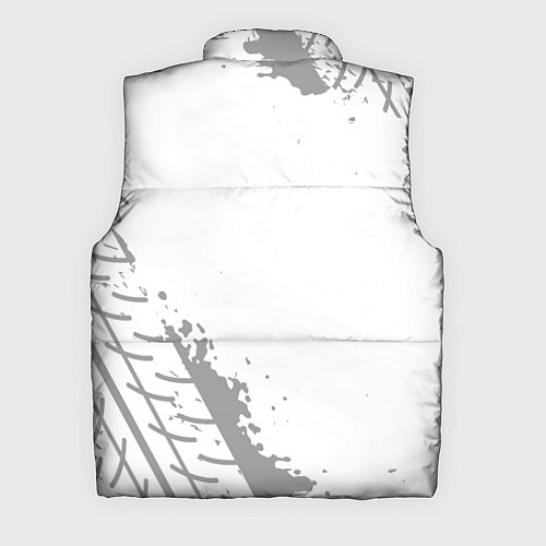 Мужской жилет Renault Speed на светлом фоне со следами шин / 3D-Черный – фото 2