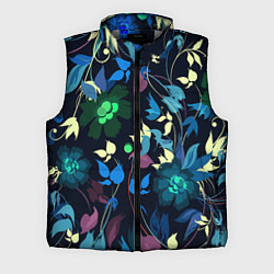 Мужской жилет Color summer night Floral pattern