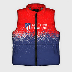 Мужской жилет Atletico madrid атлетико мадрид брызги красок, цвет: 3D-светло-серый