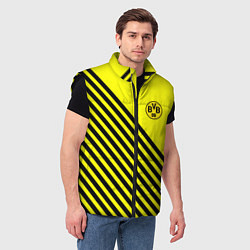 Мужской жилет Borussia черные полосы, цвет: 3D-черный — фото 2