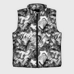 Мужской жилет Абстрактный в серых тонах фон с головой рыбы
