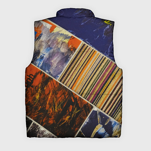 Мужской жилет Нарезка Из Постеров / 3D-Светло-серый – фото 2