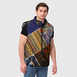 Мужской жилет Нарезка Из Постеров, цвет: 3D-светло-серый — фото 2