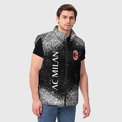 Мужской жилет Фк милан football, цвет: 3D-светло-серый — фото 2