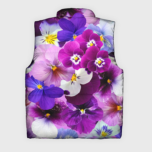 Мужской жилет CHARMING PANSIES / 3D-Светло-серый – фото 2