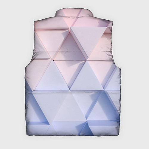 Мужской жилет Треугольные элементы / 3D-Черный – фото 2