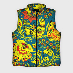 Мужской жилет Хохломская Роспись Две Птицы