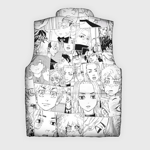 Мужской жилет Tokyo Revengers паттерн / 3D-Черный – фото 2