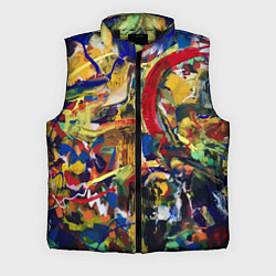 Мужской жилет Смелые экспрессивные мазки краски