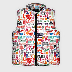 Мужской жилет MY NAME, цвет: 3D-черный