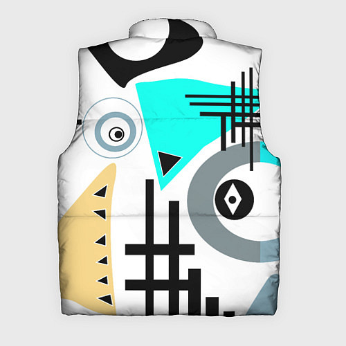 Мужской жилет Абстрактный современный дизайн / 3D-Черный – фото 2