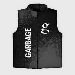 Мужской жилет Garbage Glitch на темном фоне