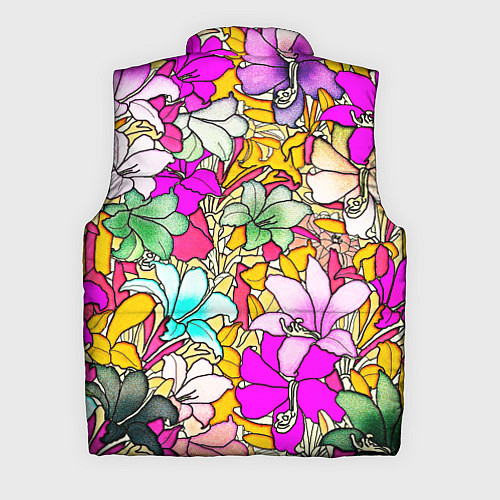 Мужской жилет COLORED LILIES / 3D-Светло-серый – фото 2