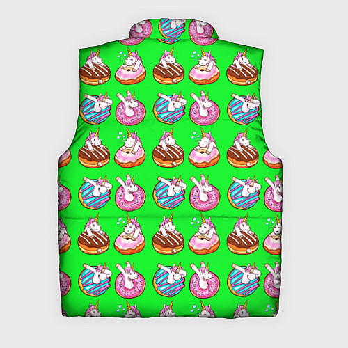 Мужской жилет UNICORN AND DONUT / 3D-Светло-серый – фото 2