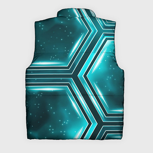 Мужской жилет Космические соты / 3D-Черный – фото 2