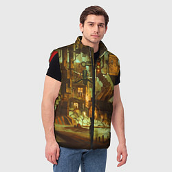 Мужской жилет Cool Steampunk painting, цвет: 3D-красный — фото 2